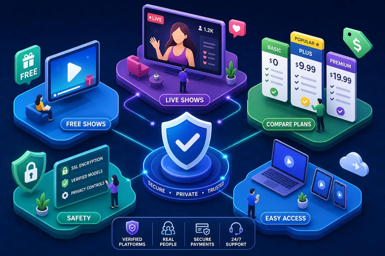Top Sexcam Sites in 2026: Free Shows, Cost, and Safety
